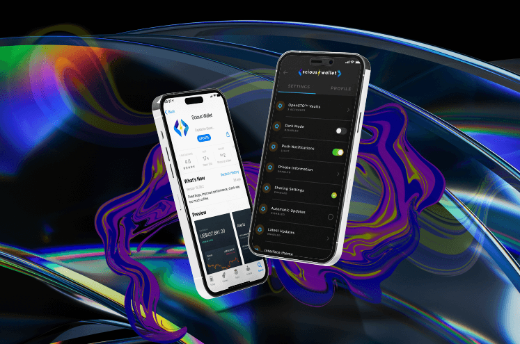 Scious Wallet (Light and Dark modes)