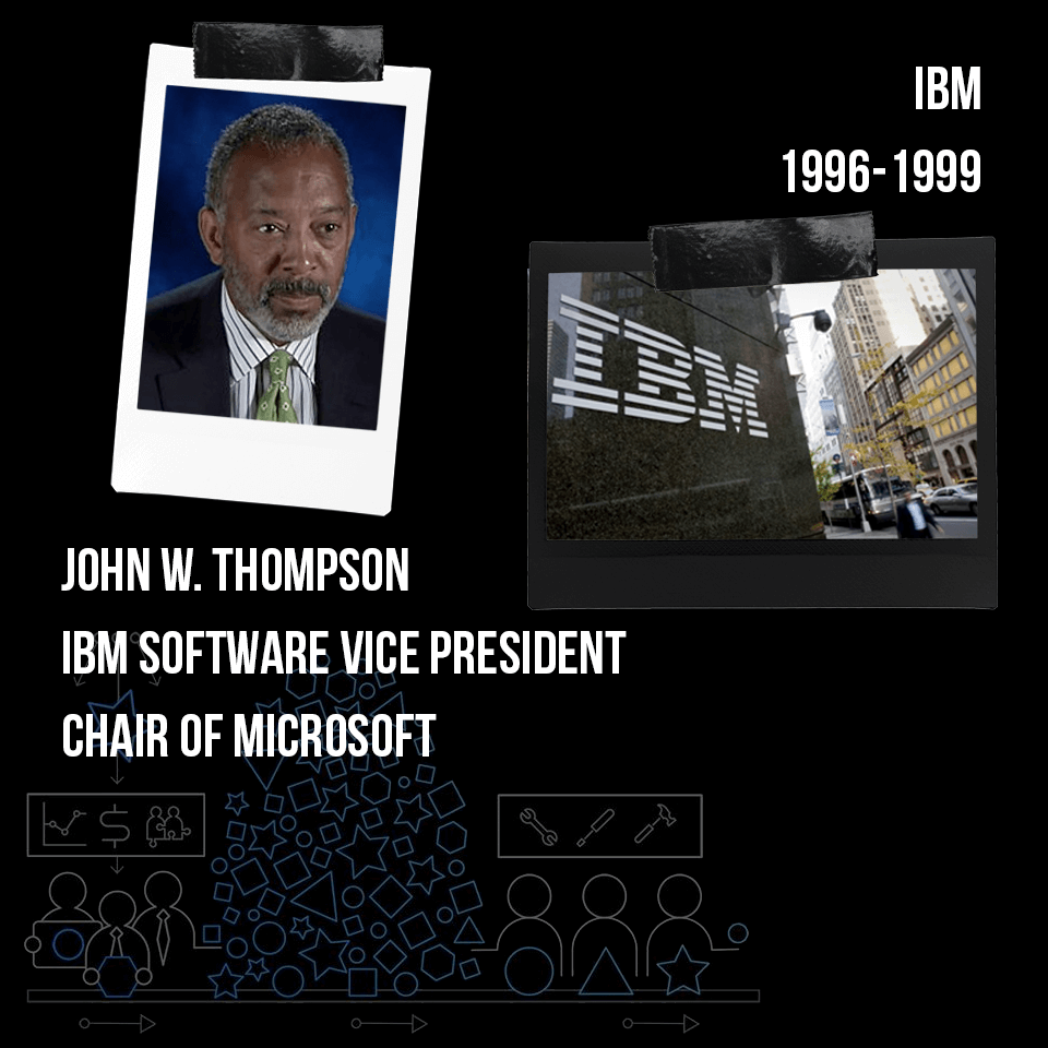 Griffin and TGG delivered key projects for the John Wendell Thompson, of the Software Group, general manager of IBM Americas, and Chair of Microsoft Corporation.